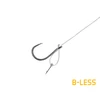 Kép 3/4 - DELPHIN FLR D-rig 8cm/0,22mm/B-LESS#6/Sting7mm kötött horog