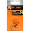 Kép 1/4 - GURU MWG Hook size 10 Barbless/Eyed szakáll nélküli horog