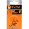 Kép 1/4 - GURU MWG Hook size 10 Barbless/Eyed szakáll nélküli horog