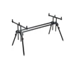 Kép 1/5 - PROLOGIC ELEMENT Tri-Sky 3 Rod Pod