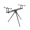 Kép 1/5 - DELPHIN TPX3 BlackWay Háromlábú Rod Pod