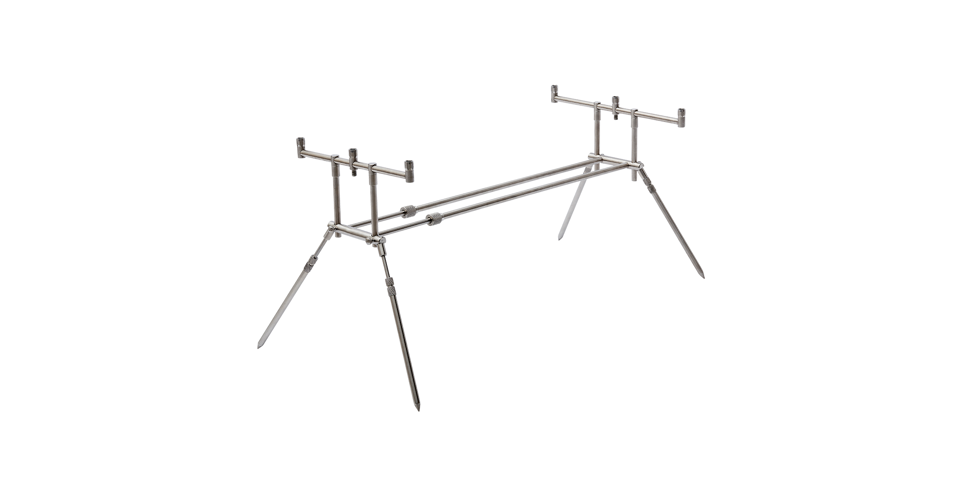 PROLOGIC STAINLESS STEEL ROD POD 3 botos Rod Pod, Tri Pod