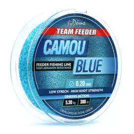 BY DÖME TEAM FEEDER Camou Blue 300m/0.22mm feeder zsínór
