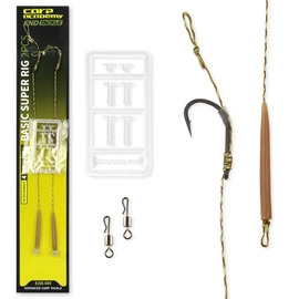 CARP ACADEMY Basic Super Rig 4-es méret 2db/cs Előkötött horog