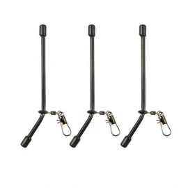 CARP ACADEMY Gubancgátló Cső Fekete 10cm 3db/csomag
