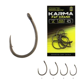 CARP ACADEMY KARMA Fat Crank 2-es pontyozó horog
