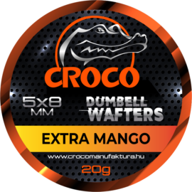 CROCO Dumbell Wafters EXTRA MANGO 5×8mm