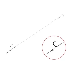 DELPHIN FLR Sting 8cm/0,22mm/BARB#8/Sting5mm kötött horog