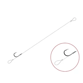 DELPHIN Feeder kötött horog FLR Loop / 6db 12cm #6