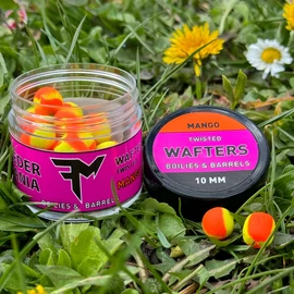 FEEDERMÁNIA Wafters Twisted Boilies & Barrels 10mm Mango