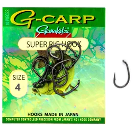 GAMAKATSU G-Carp Super Rig 4-es Pontyozó Horog