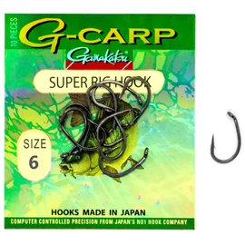 GAMAKATSU G-Carp Super Rig 6-os Pontyozó Horog