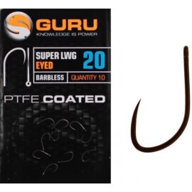 GURU Super LWG Hook Size 12 Barbless/Eyed szakáll nélküli horog