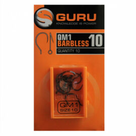 GURU QM1 Barbless szakáll nélküli horog 14-es