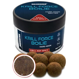 HALDORÁDÓ KRILL FORCE Boilie Hard Hook Wafter 24, 30 mm - Krill Hot Spicy