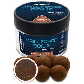HALDORÁDÓ KRILL FORCE Boilie Hard Hook Wafter 24, 30 mm - Krill Indian Spice