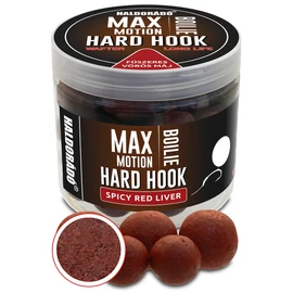HALDORÁDÓ MAX MOTION Boilie Hard Hook Wafter 16, 20 mm - Fűszeres Vörös Máj