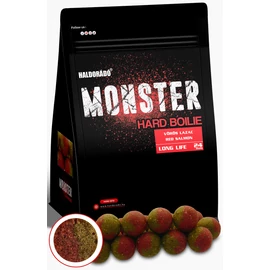 HALDORÁDÓ MONSTER Hard Boilie 24+ mm - Vörös Lazac