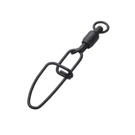 MADCAT Stainless BB Swivels W. Crosslock Snap 90KG/200LB harcsázó forgó kapocs