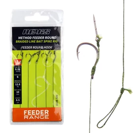 NEVIS Feeder fonott előke csalitüskével 6-os
