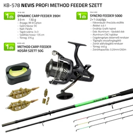 NEVIS Profi Method Feeder szett 390