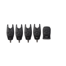 PROLOGIC BAT+ BITE ALARM SET 4+1 Red/Green/Blue/Yellow Elektromos kapásjelző szett