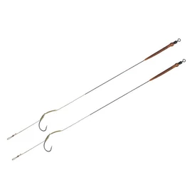 DELPHIN Skin Rig Előkötött horog 20cm/25lbs/#8