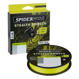 SPIDERWIRE Stealth Smooth8 x8 PE Braid Yellow 0.33mm/38.1kg/150m fonott zsínór