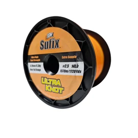 SUFIX ULTRA KNOT Yellow-Orange 0,28/1570m monofil pontyozó zsínór