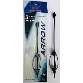 TOP MIX Hárombordás arrow method feeder kosár 35g