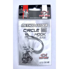 TOP MIX Method feeder Circle hook #6 horog