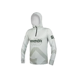 DELPHIN UV ARMOR 50+ Kapucnis hosszúujjú póló Olive L-es