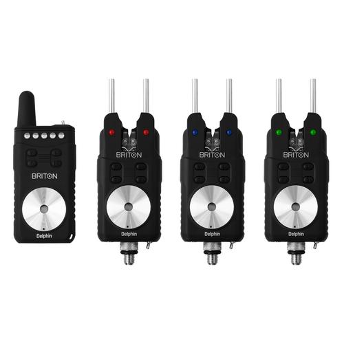 DELPHIN BRITON Piros/Kék/Zöld Elektromos Kapásjelző Szett 3+1