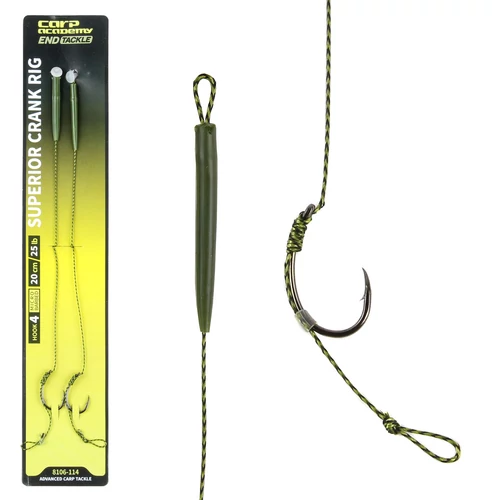 CARP ACADEMY CRANK hook rig 2-es méret 2db/cs pontyozó előke 