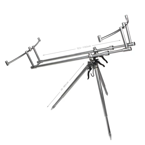 CARP ACADEMY Euro Rod Pod Új 360 alumínium rod pod