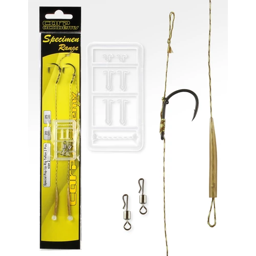 CARP ACADEMY Special Pop Up Rig Teflon 2db/cs 6-os méret