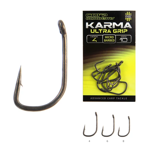 CARP ACADEMY KARMA Ultra Grip 4-es pontyozó horog