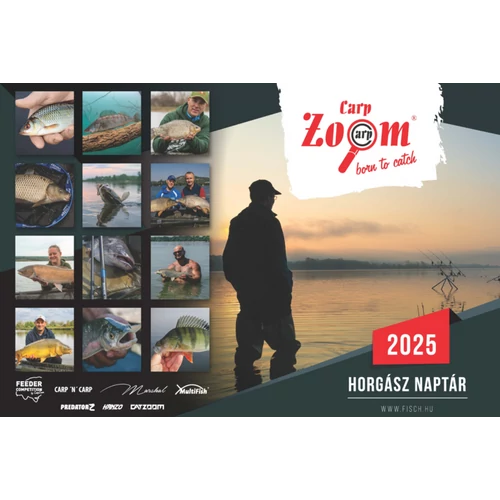 CARP ZOOM Horgász naptár 2025