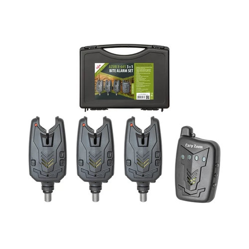 CARP ZOOM Azur X-645 elektromos kapásjelző szett 3+1