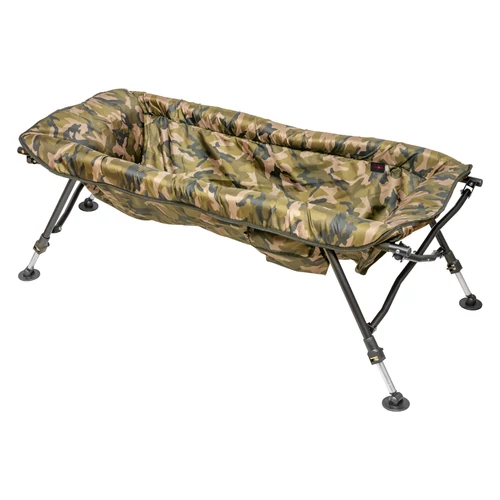 CARP ZOOM Camou állványos pontybölcső állítható lábbal 125x60/30cm