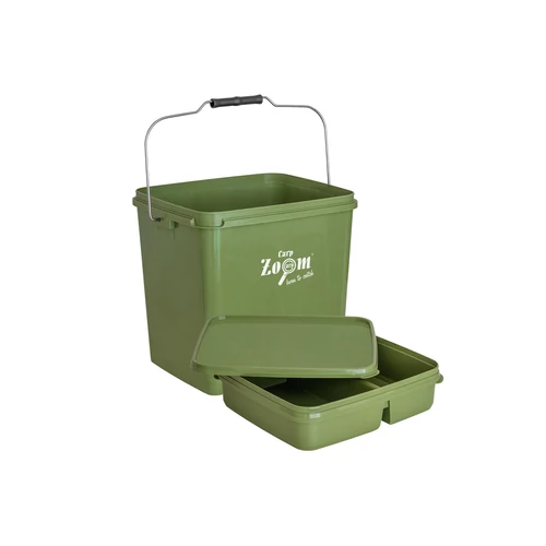 CARP ZOOM Csalivödör tálcával 15 liter