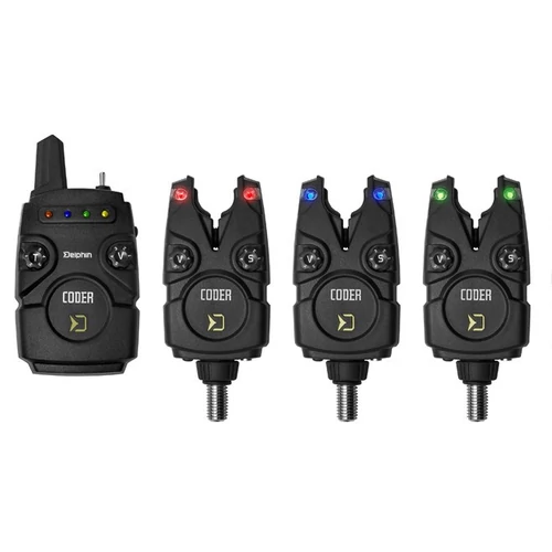 DELPHIN CODER Elektromos Kapásjelző szett 3+1