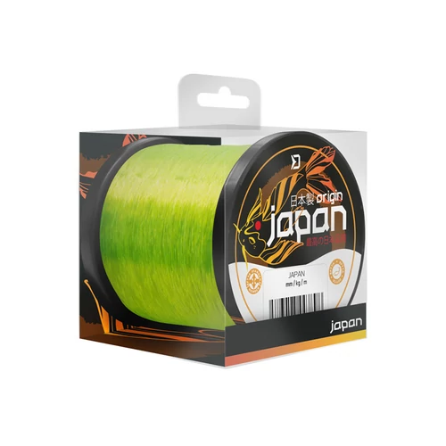 DELPHIN JAPAN Origin Fluo sárga 0,309mm/7,20kg/600m monofil zsínór