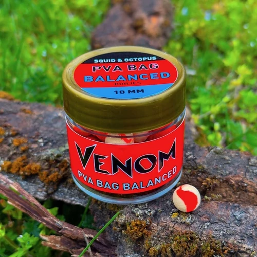 FEEDERMÁNIA VENOM PVA Bag Balanced Boilies Squid&Octopus 10mm