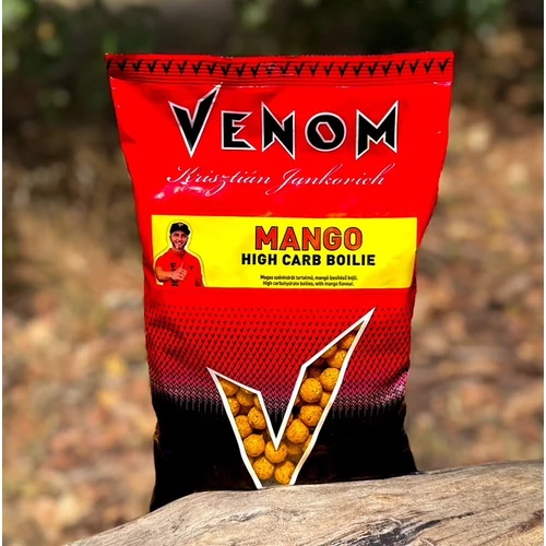 FEEDERMÁNIA VENOM High Carb Boilie 12mm MANGÓ