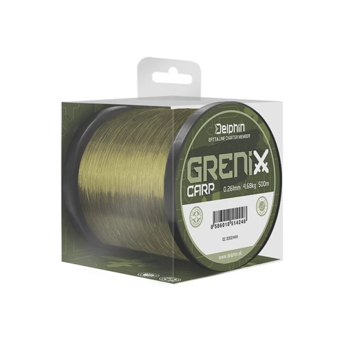 DELPHIN GRENIX Carp zöld 0,331mm/7,39kg/1000m pontyozó zsínór