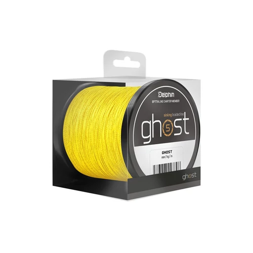 DELPHIN GHOST 4+1 sárga 0,23mm/13,6kg/300m Süllyedő pontyozó főzsinór