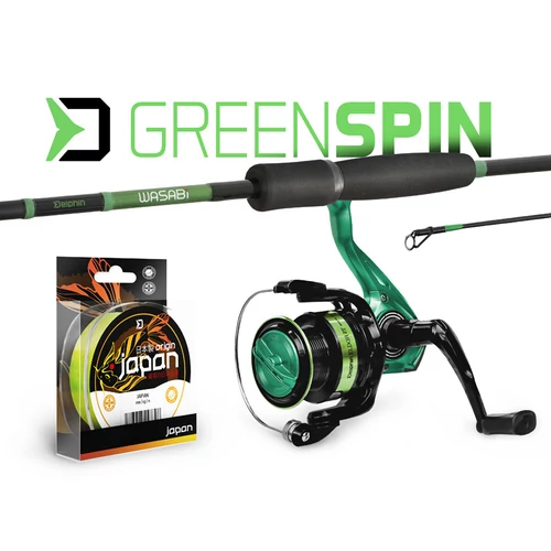 DELPHIN GreenSPIN Pergető szett 180cm/30g+2T+0,23mm