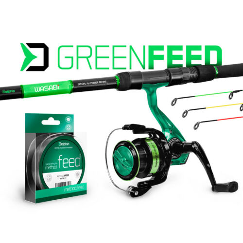 DELPHIN GreenFEED feeder szett 330cm/100g+3T+0,22mm