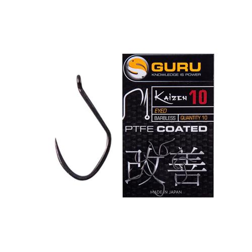 GURU Kaizen Eyed hook size 10 Barbless/Eyed szakáll nélküli horog